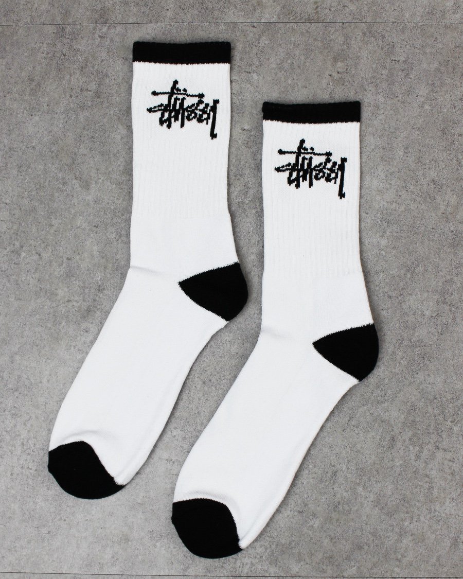Stussy Logo Socks 靴下 ピンク - ソックス