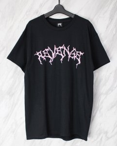 Revenge Lightning Anarchy T-Shirt - Black/Pink