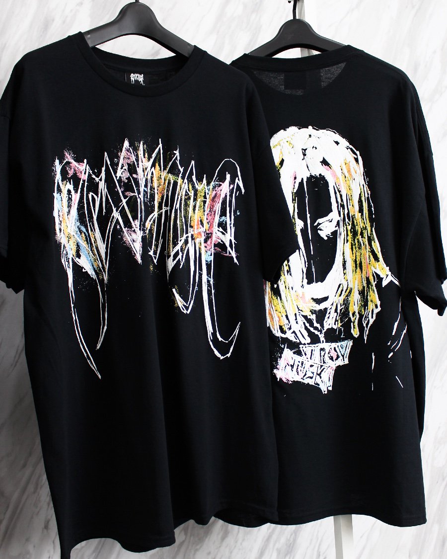 OTF Lil Durk × Revenge Painting T-Shirt - Black