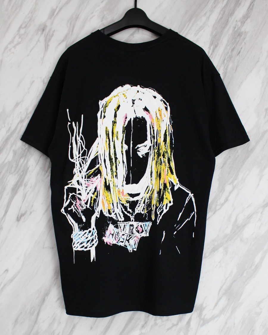OTF Lil Durk × Revenge Painting T-Shirt - Black