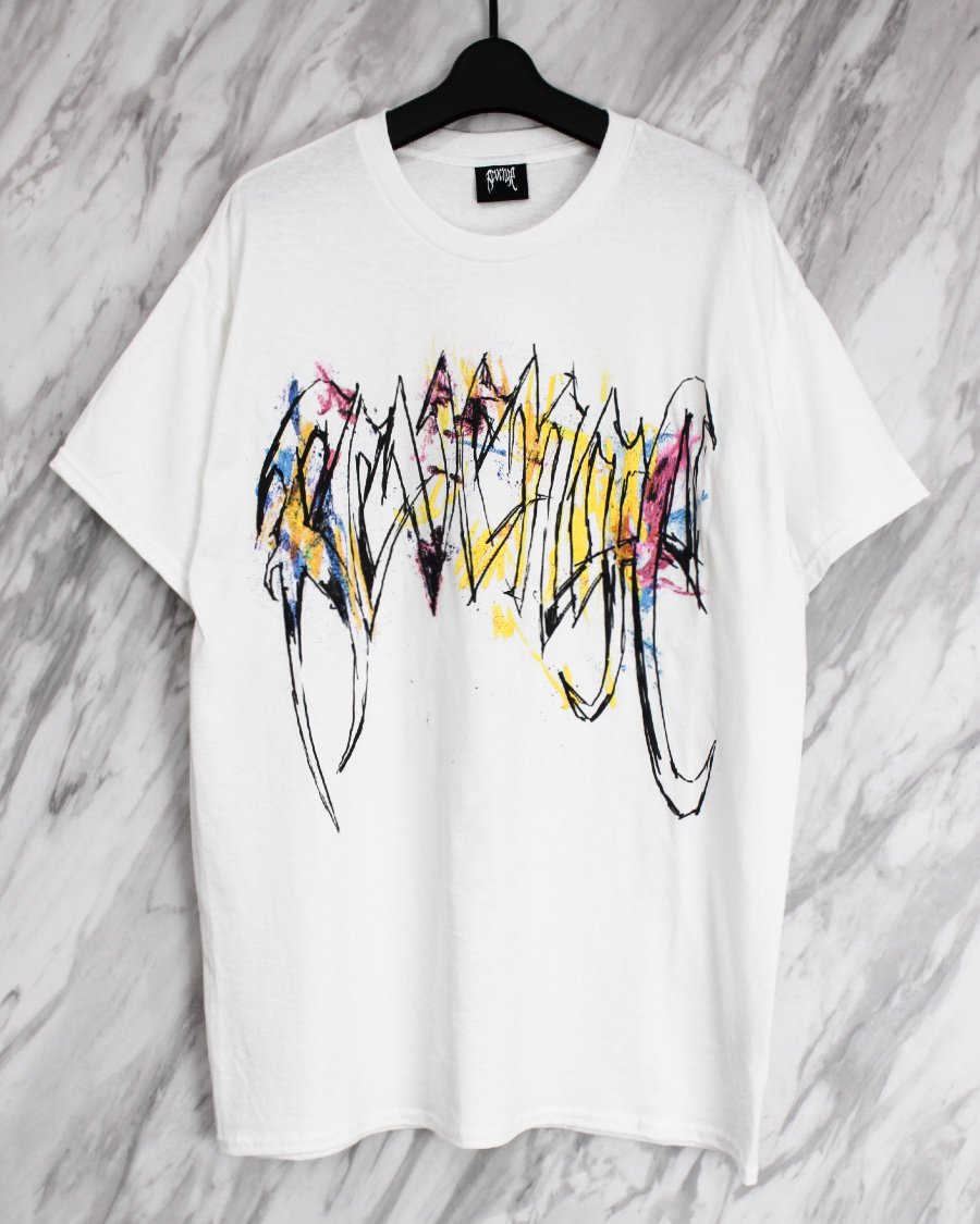 OTF Lil Durk × Revenge Painting T-Shirt - White