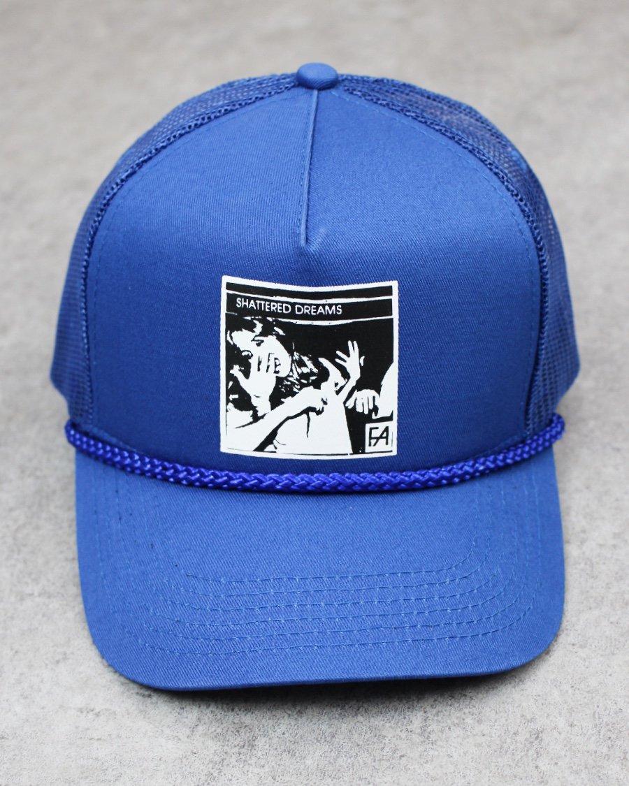 FUCKING AWESOME Trucker Mesh Snapback Cap - Blue