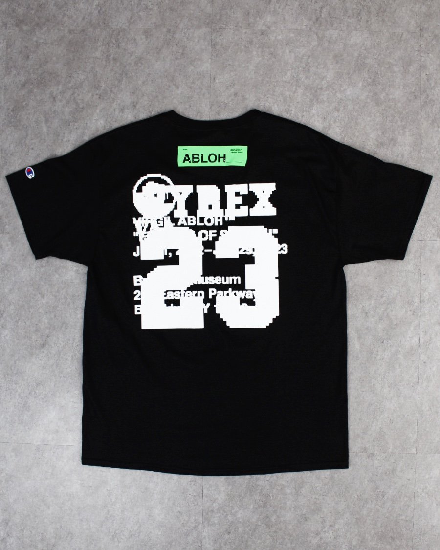 PYREX VISION Tシャツ 黒 オフホワイト off-whiteTシャツ/カットソー(半袖/袖なし)