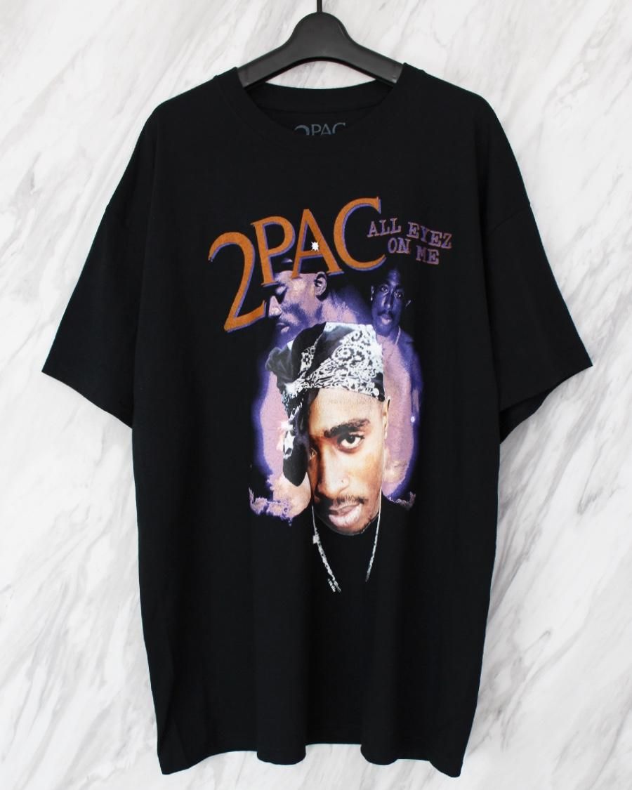 2pac tシャツ オーバーサイズ XL レア - Tシャツ/カットソー(半袖/袖なし)