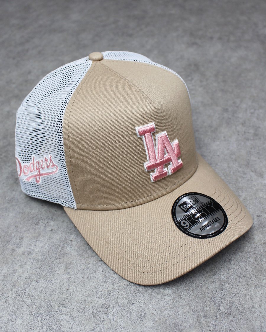 New Era Los Angeles Dodgers 9Forty A-Frame Trucker Snapback Cap