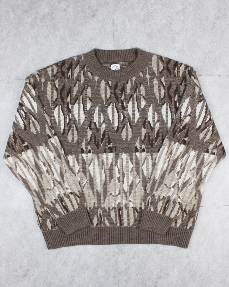 Polar Skate Co Paul Knit Sweater - Light Brown