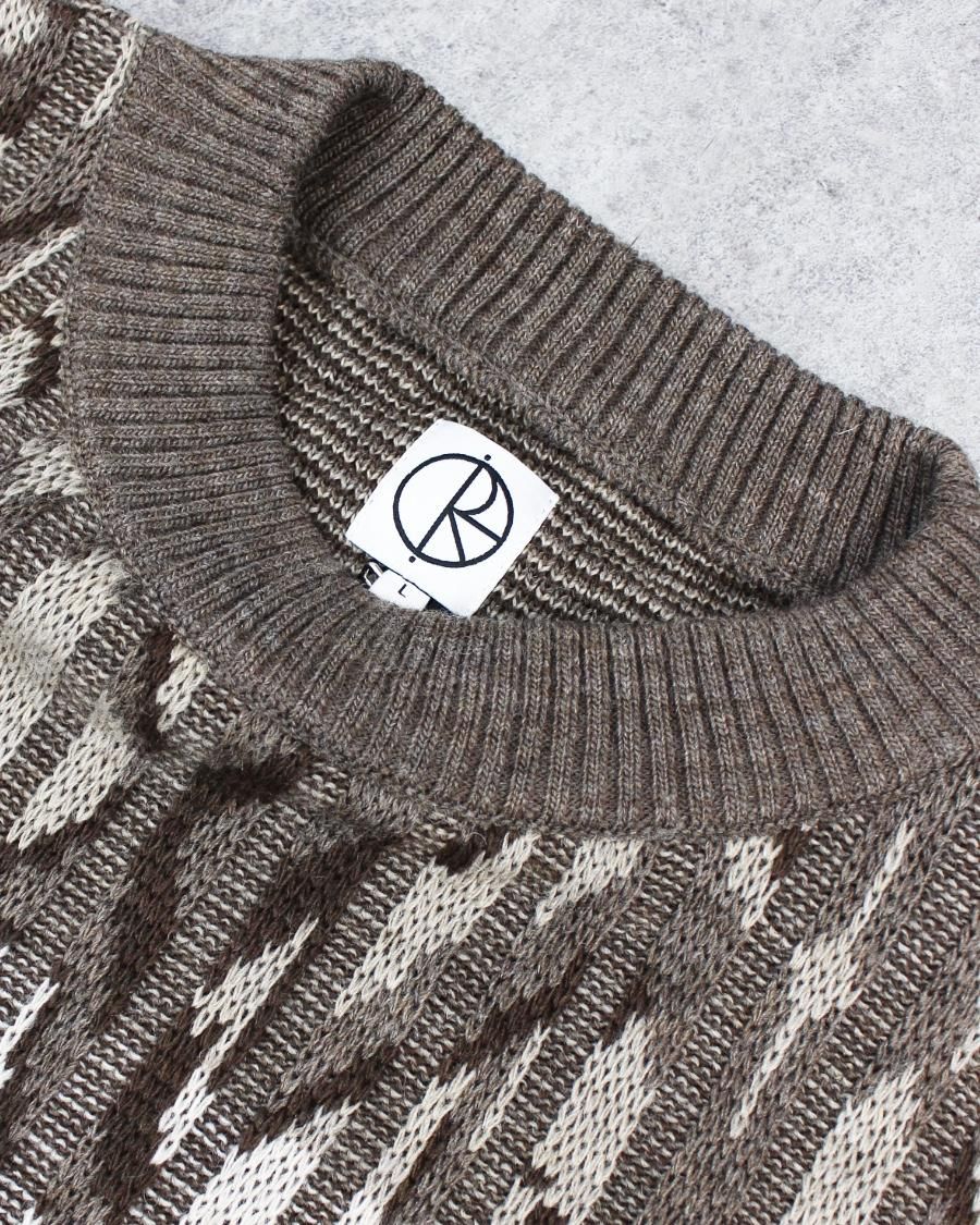 Polar Skate Co Paul Knit Sweater - Light Brown