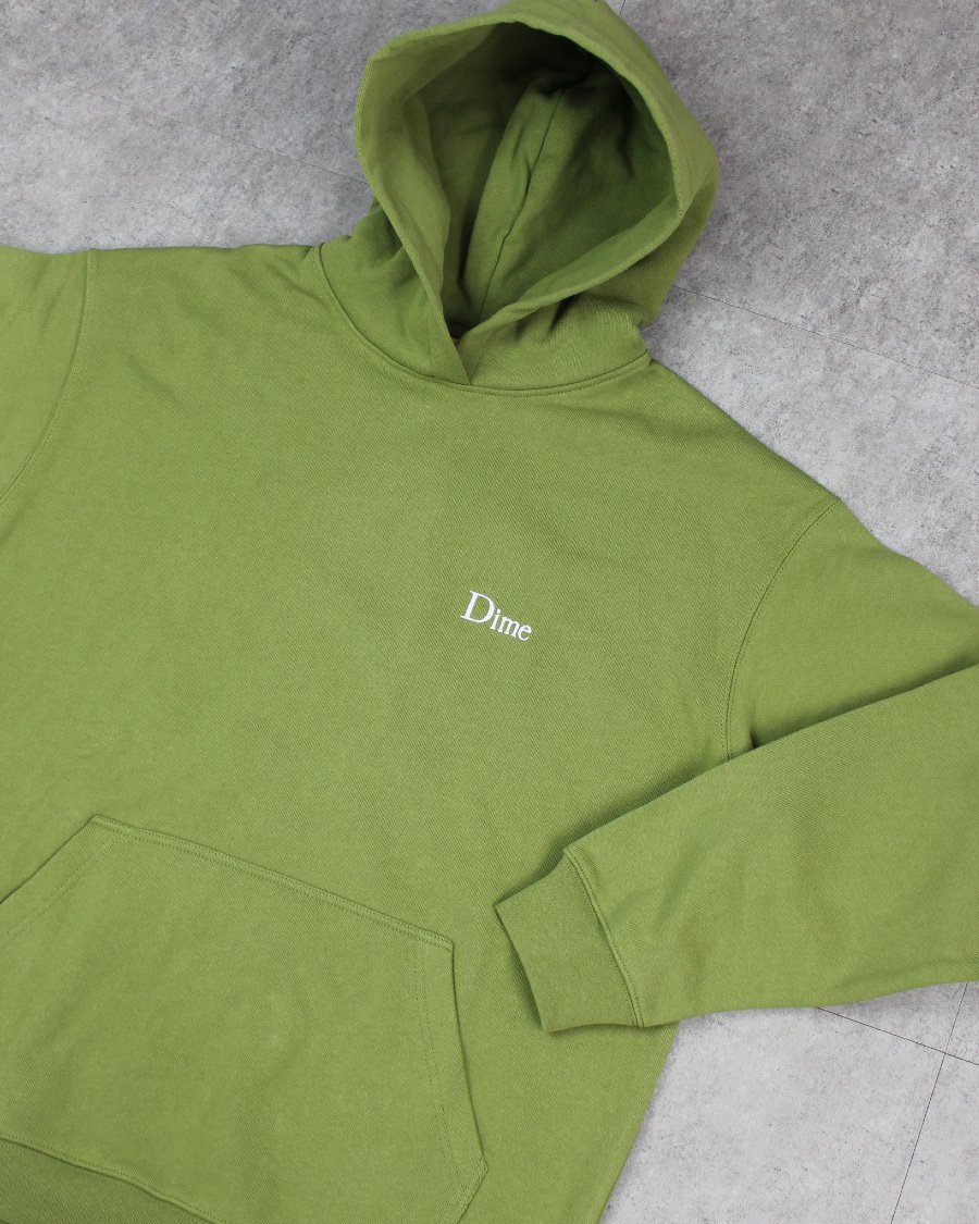 Dime Classic Small Logo Pullover Hoodie - Green