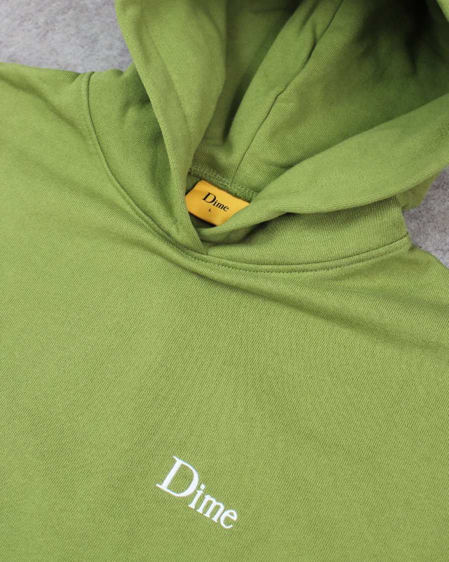 Dime Classic Small Logo Pullover Hoodie - Green