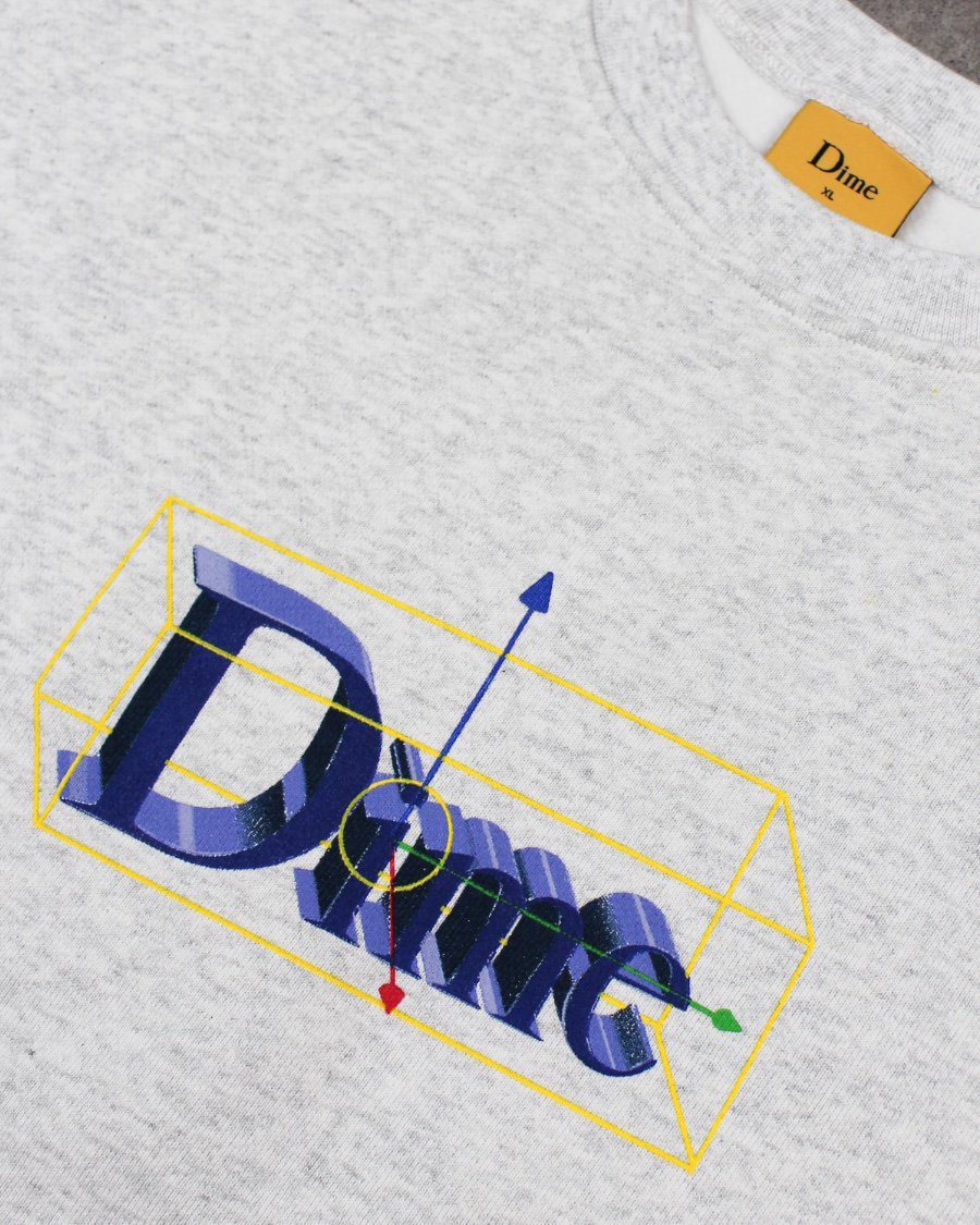 Dime Classic Blender Crewneck Sweat - Grey