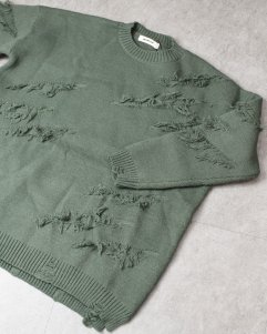 Aelfric Eden Rwoiut Fringed Design Sweater - Green