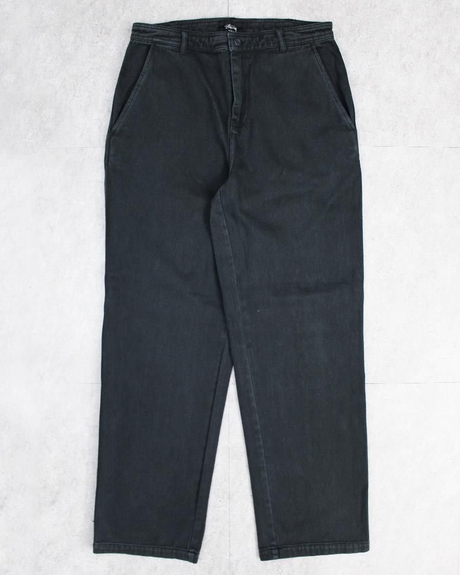 新品未使用 STUSSY UNIFORM PANT ブラック 34インチ