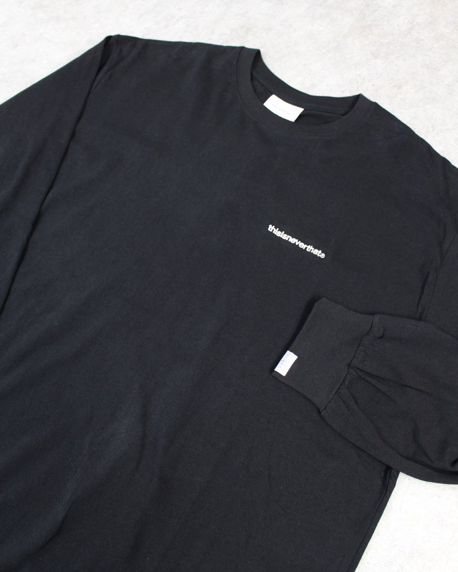 thisisneverthat Small T-Logo L/S T-Shirt - Black