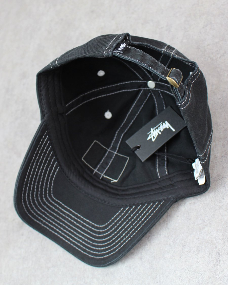 STUSSY Workgear Low Pro Strapback Cap - Black