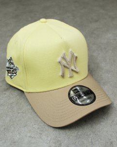 New Era New York Yankees 9Forty A-Frame Snapback Cap - Yellow/Beige/Grey