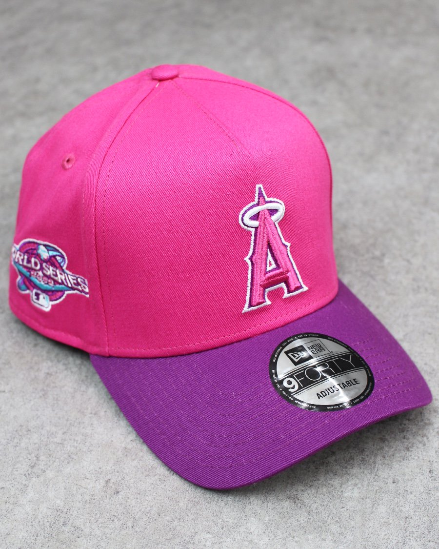 新品未使用 NEW ERA LA ANGELS エンゼルス キャップ PINK-