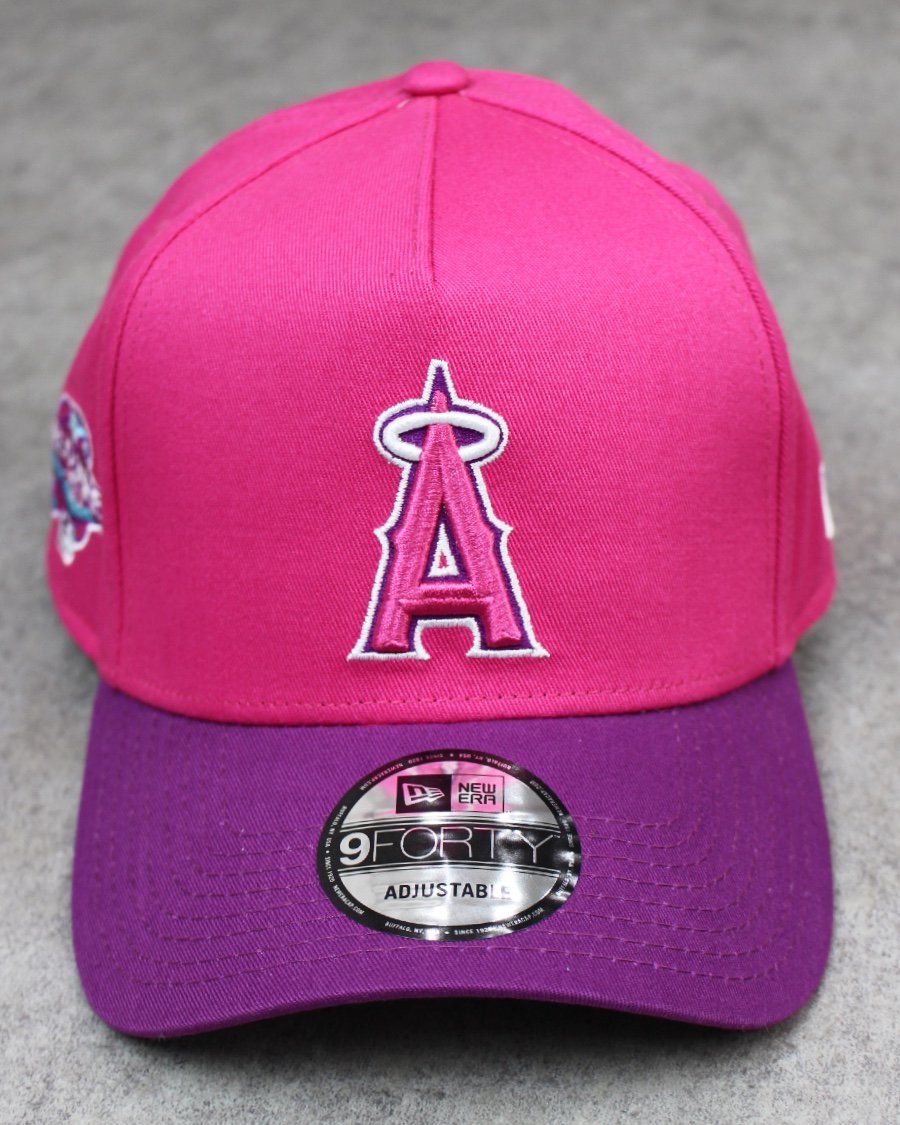 毎日大量出品 NEW ERA LA ANGELS エンゼルス キャップ サーモン