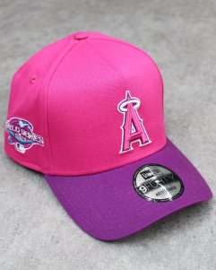 New Era Los Angeles Angels 9Forty A-Frame Snapback Cap - Pink/Purple
