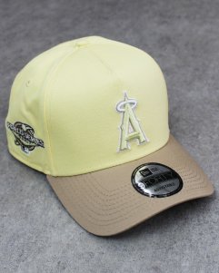 New Era Los Angeles Angels 9Forty A-Frame Snapback Cap - Yellow/Beige