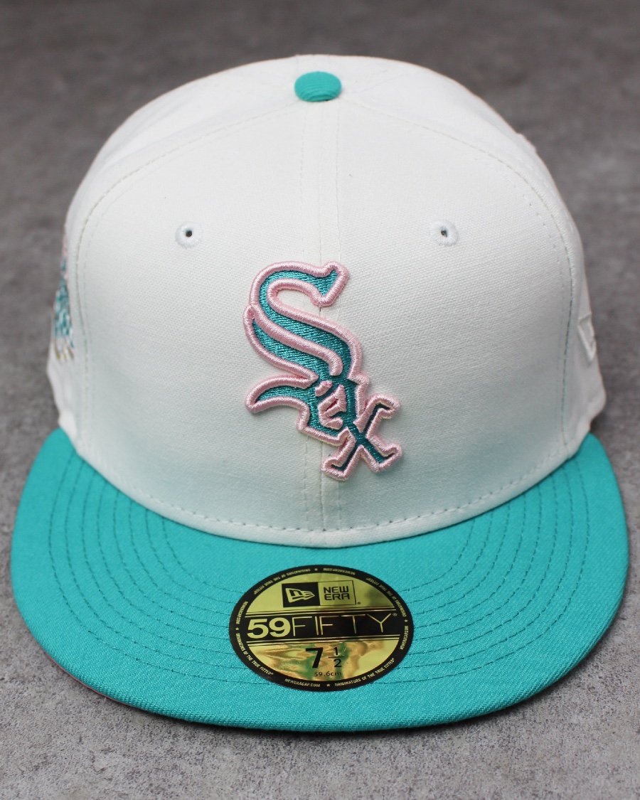 福袋セール New Era 59FIFTY Side Patch Bloomホワイトソックス - メンズ