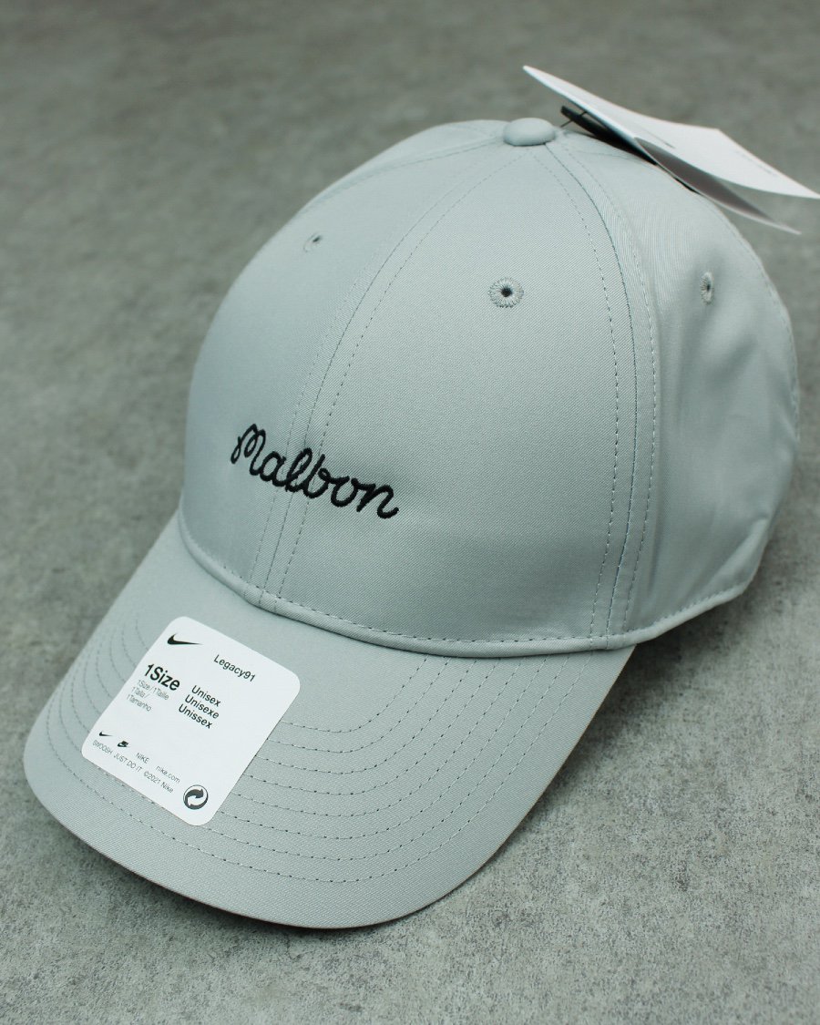 Malbon Golf  Nike Dri-FIT Legacy 91 Tech Cap - Grey
