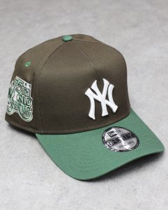 New Era New York Yankees 9Forty A-Frame Snapback Cap - Dark Brown/Green