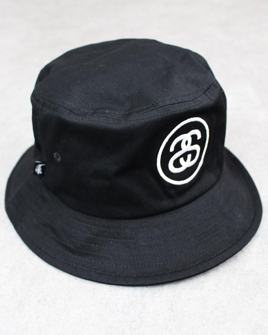 STUSSY SS Link Bucket Hat - Black