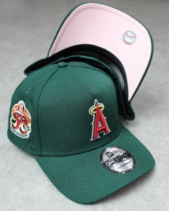 New Era Los Angeles Angels 9Forty A-Frame Snapback Cap - Green/Red/Pink