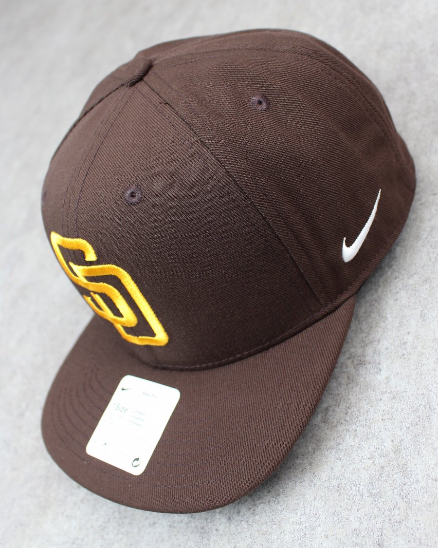 NIKE Pro Snapback Cap MLB San Diego Padres - Brown