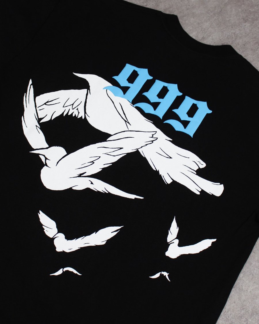 Revenge × 999 Club Juice WRLD Dove T-Shirt - Black