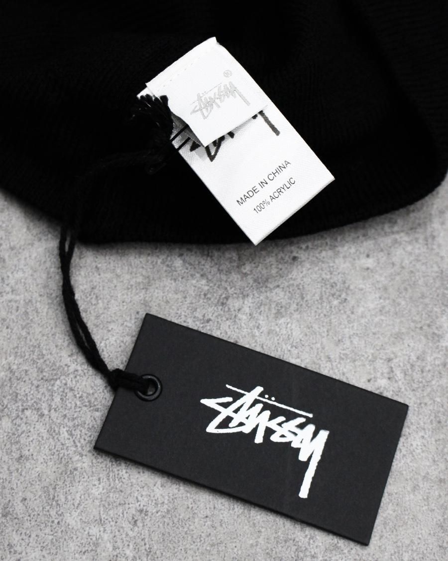 STUSSY SS Link Skull Beanie - Black