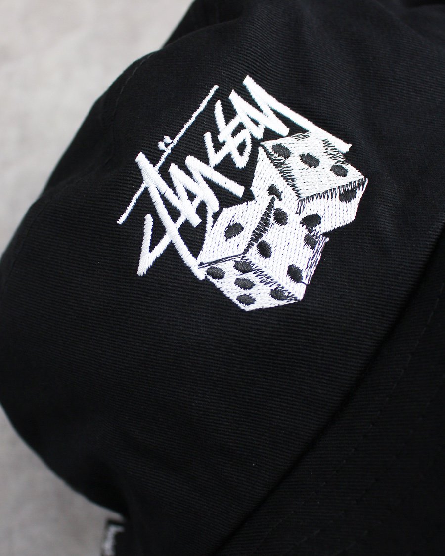 STUSSY Dice Bucket Hat - Black