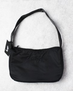 STUSSY Italic Shoulder Bag - Black