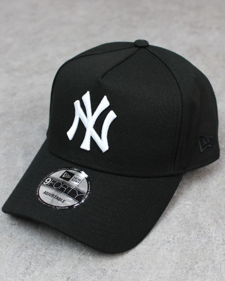 New Era New York Yankees 9Forty A-Frame Snapback Cap - Black