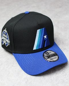 New Era Houston Astros 9Forty A-Frame Snapback Cap - Blue/Black