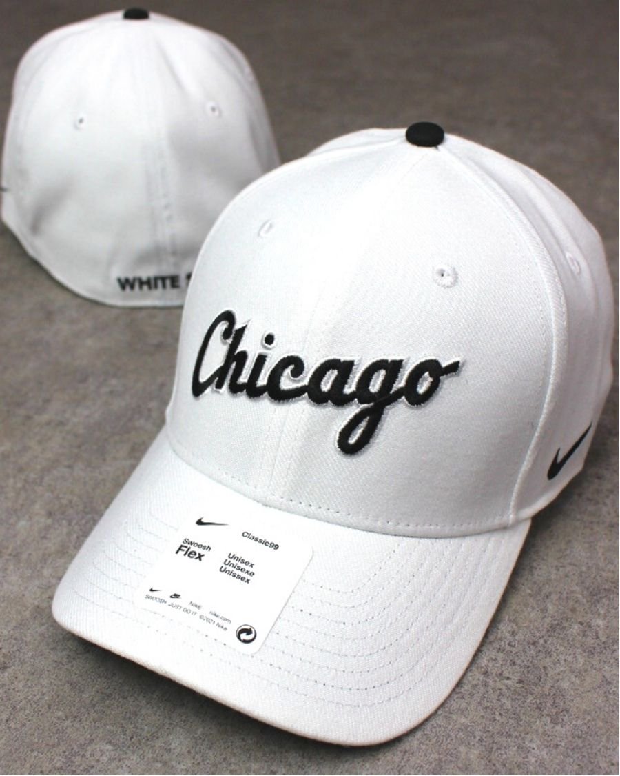 Nike MLB Chicago White Sox Classic99 Swoosh Flex Cap - White
