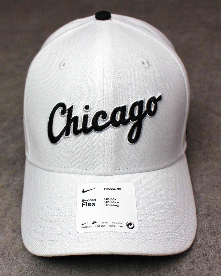 Nike MLB Chicago White Sox Classic99 Swoosh Flex Cap - White