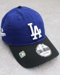 New Era MLB Los Angeles Dodgers 9Twenty Strapback Cap - Royal/Black