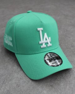 New Era MLB Los Angeles Dodgers 9Forty A-Frame Snapback Cap - Mint Green