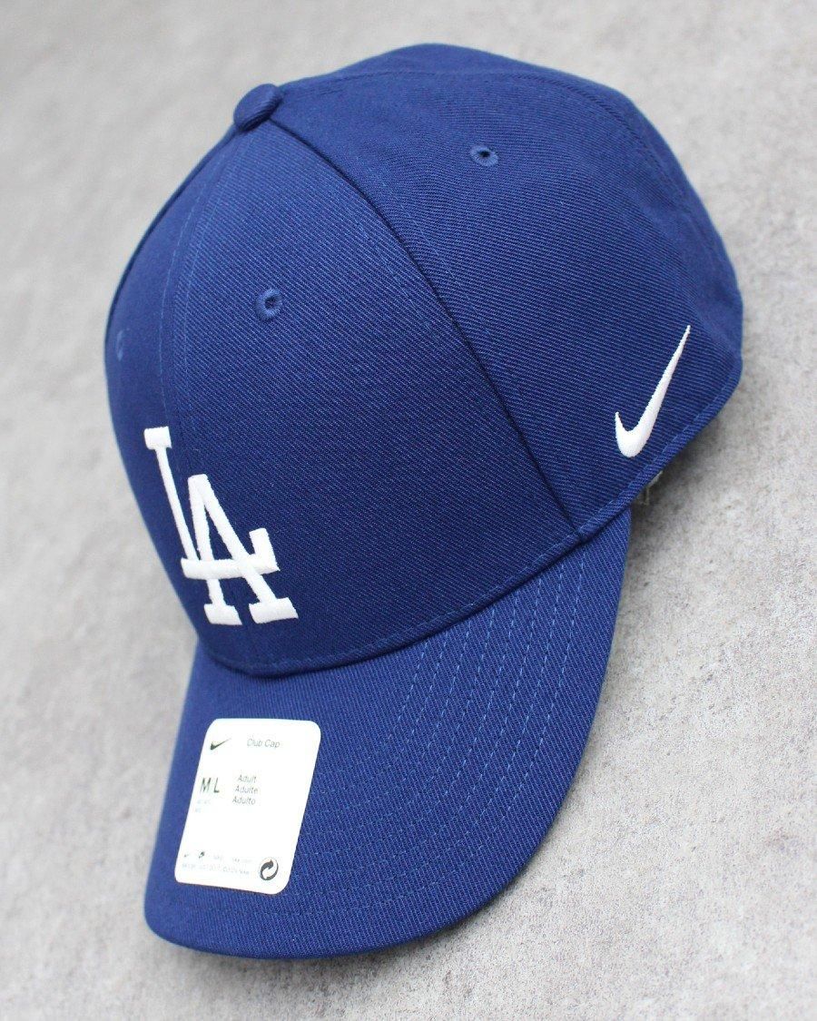 NIKE MLB Los Angeles Dodgers Adjustable Cap- Blue ナイキ