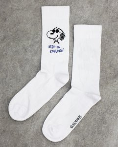 Snoopy Socks - White