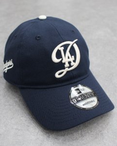 New Era MLB Los Angeles Dodgers 2024 City Connect 9Twenty Strapback Cap - Navy/Grey