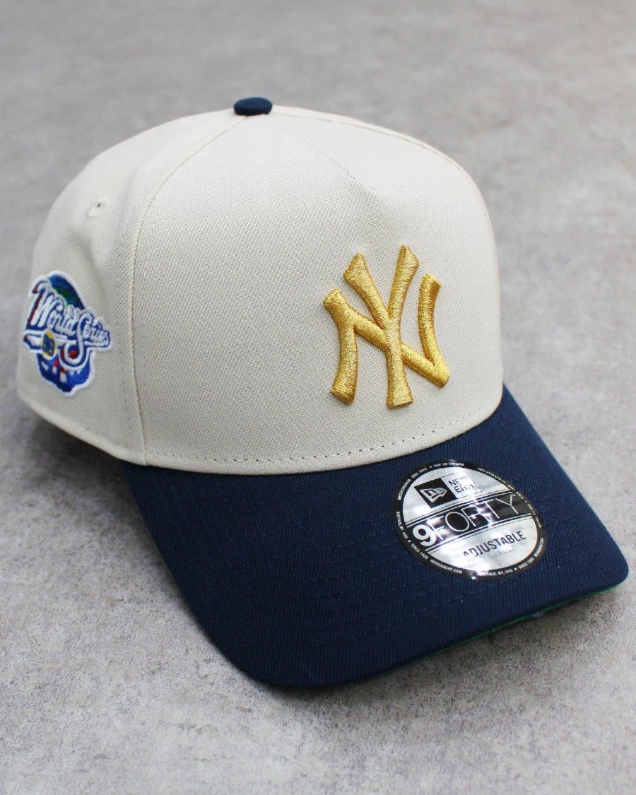 New Era MLB New York Yankees 9Forty A-Frame Snapback Cap - Stone