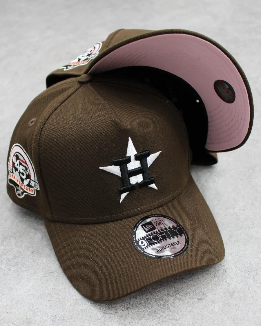 New Era MLB Houston Astros 9Forty A-Frame Snapback Cap - Brown