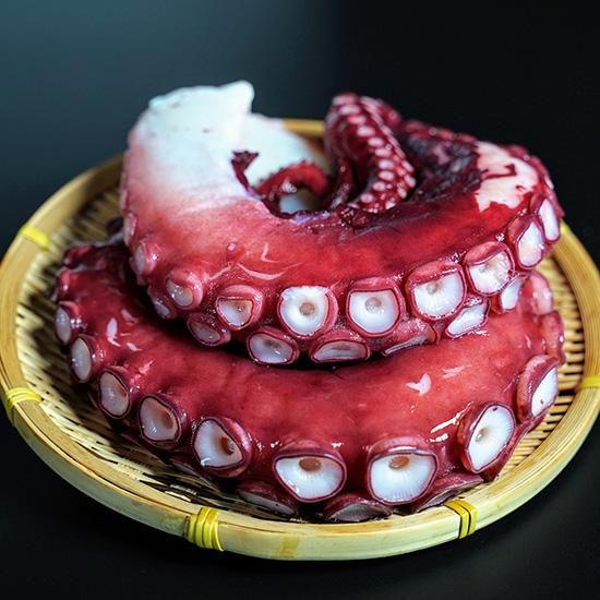 岩手県北三陸産 蒸したこ足1kg（1本から6本入） - うまさ直送