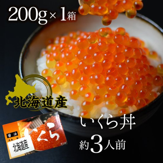 送料無料 北海道産 いくら醤油漬け 最高級3特 200g - うまさ直送