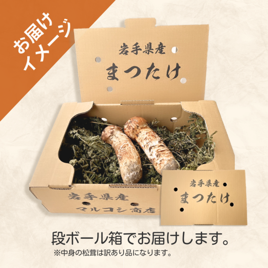 【送料無料】【訳あり】 国産松茸 岩手県産 松茸 おまかせ 200g | 岩手県 北三陸 マルコシ商店