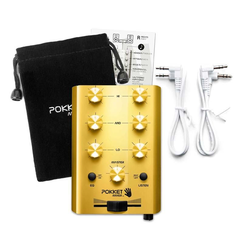 完美品　ドイツ製電源不要DJミキサー　ポケットミキサー　POKKET MIXER □ご予約受付□ Pokketmixer ／ POKKETMIXER (SILVER) 電源不要