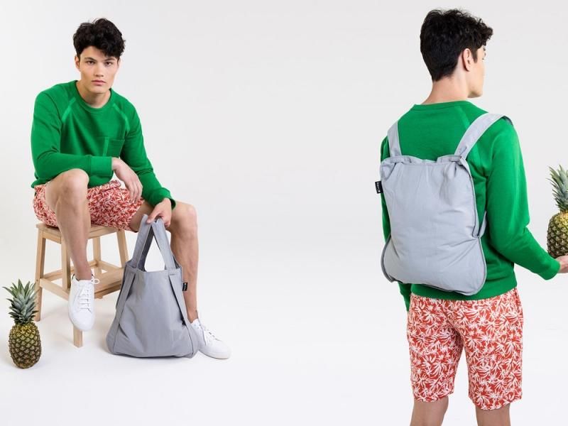 Nota bag（ミント×グレー） - ドイツのデザインプロダクト専門
