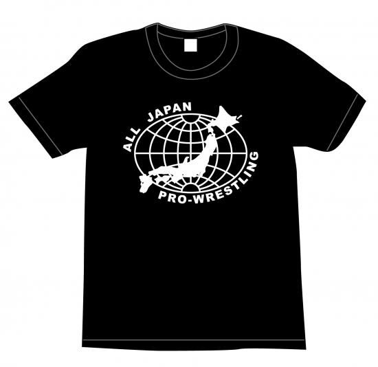 全日本プロレス ロゴTシャツ 黒 - 全日本プロレス公式オンラインショップ